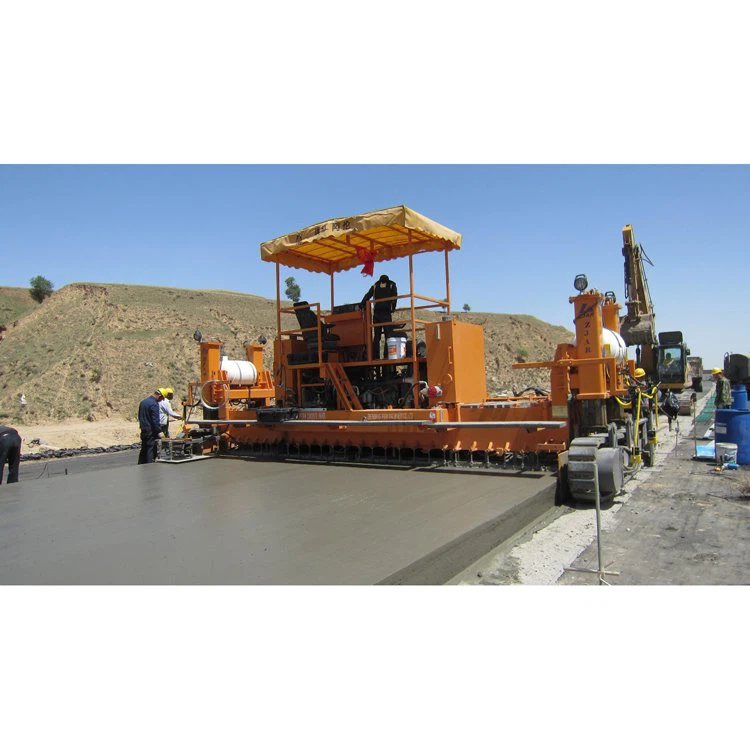 Máquina de fazer estradas de concreto