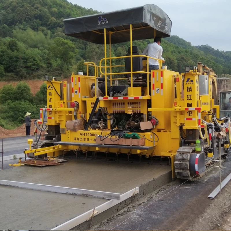 Construção com Pavimentadora Slipform Senegal