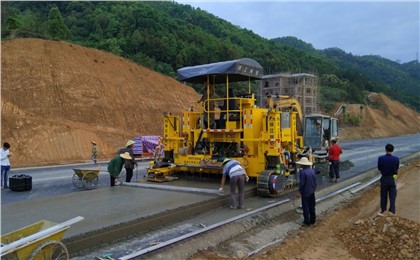 Máquinas de pavimentação de deslizamento de estradas e túneis personalizadas